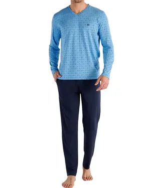 HOM Alan Long Sleepwear Blue Print
