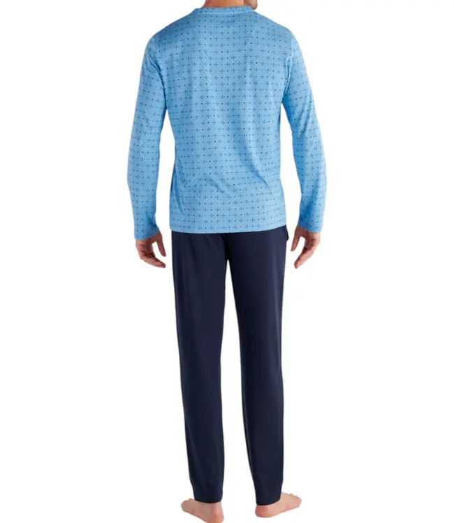 HOM Alan Long Sleepwear Blue Print