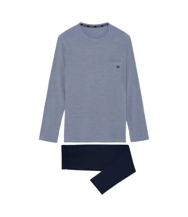 HOM Modal Comfort Long Pyjama Navy
