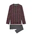 HOM Westgate Long Sleepwear Red Print