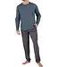 HOM Aloys Long Pyjama Dark Grey Print