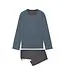HOM Aloys Long Pyjama Dark Grey Print