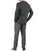 HOM Waldorf Long Pyjama Grey Print
