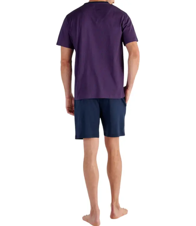 HOM Fats Short Sleepwear Navy Print
