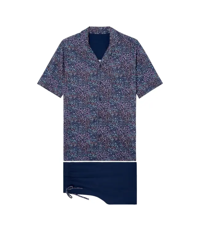 HOM Vineyard Short Sleepwear Navy Print
