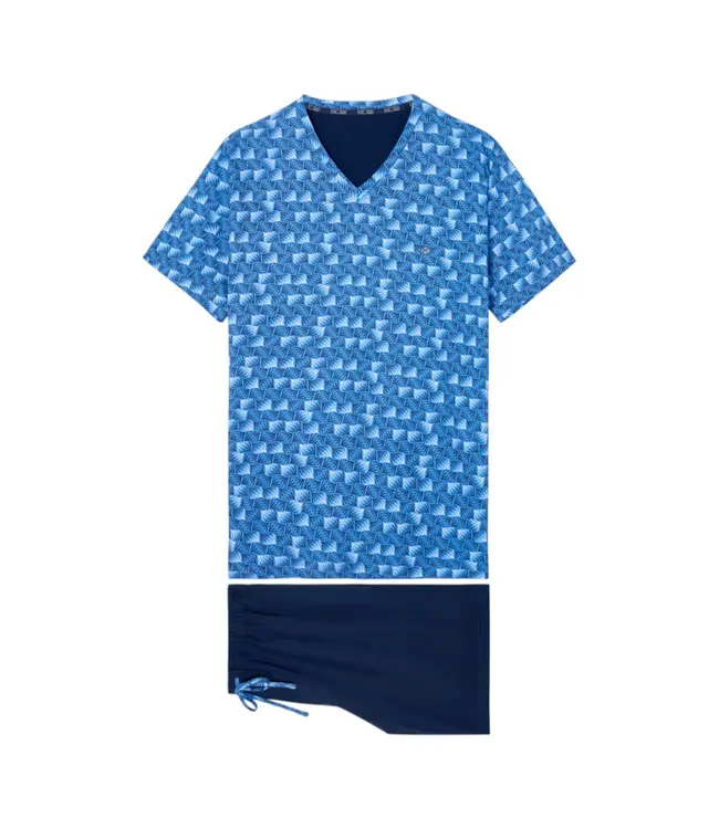 HOM Beachcomber Short Sleepwear Blue Print