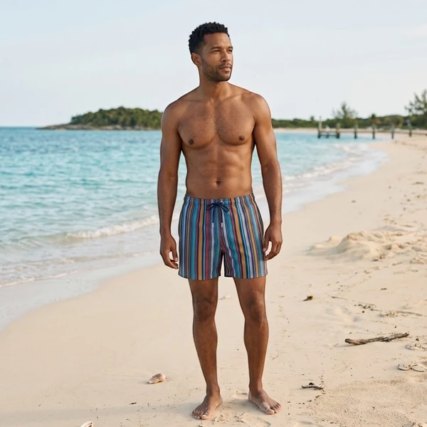 HOM men's swim shorts – stylish swimwear for beach and pool