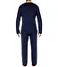 HOM Cocooning Long Sleeve Shirt V-Neck Navy