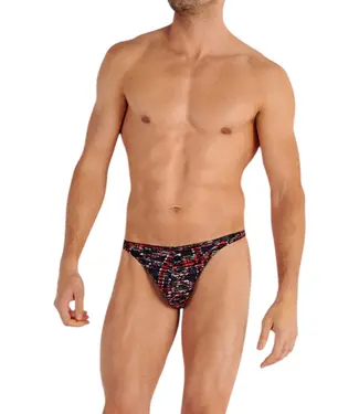 HOM Malcom G-String Black Red