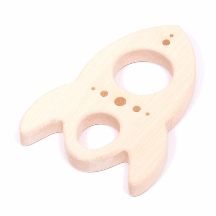 Loullou wooden teether raket