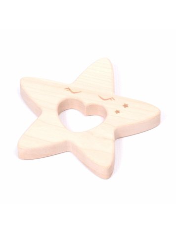 Loullou Loullou | Houten bijtring ster