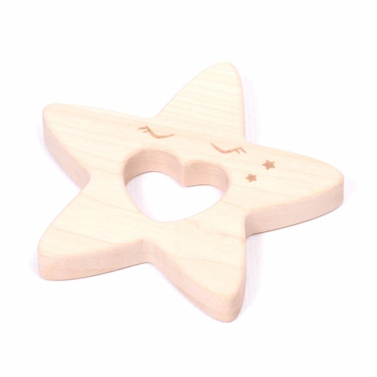 Loullou Loullou | Houten bijtring ster