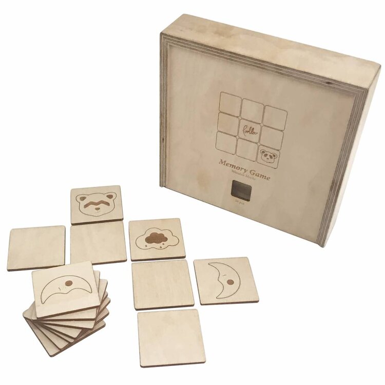 Loullou wooden memory game