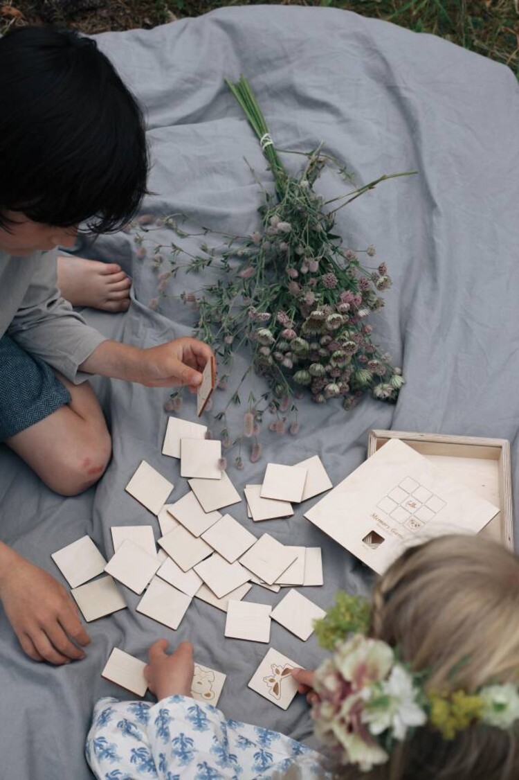 Loullou wooden memory game
