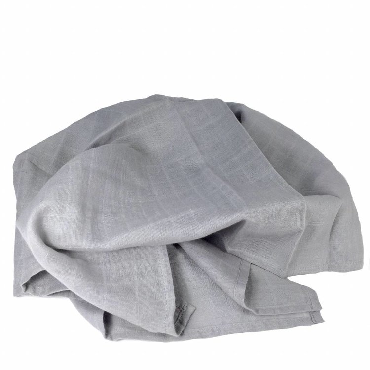Super Carla muslin doek grijs 70x70
