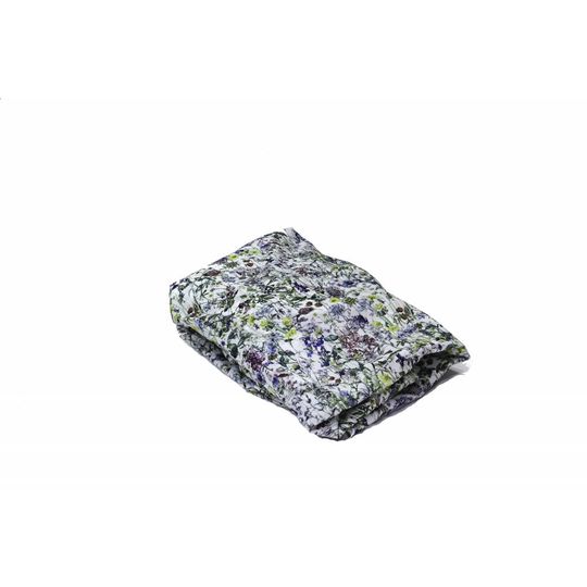 Super Carla fitted sheet baby wild flowers blue 60x120