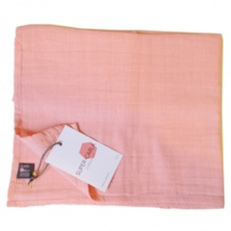 Super Carla muslin doek rose 70x70