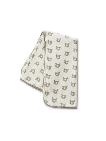 Rylee + Cru  Rylee + Cru | Muslin dekentje/quilt bear print