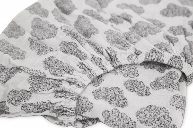 fitted sheet papuche wolken 60x120