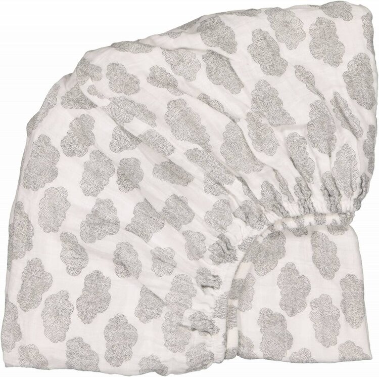 fitted sheet papuche wolken 60x120