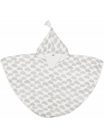 poncho muslin wolken