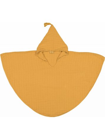 poncho muslin mustard