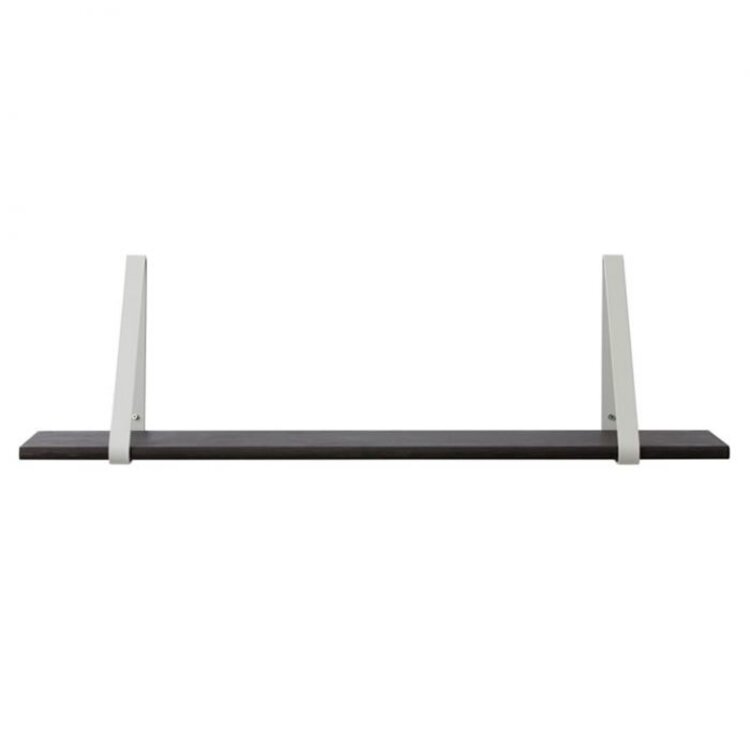 Ferm Living wall shelf black stained oak