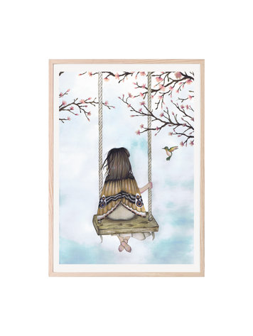 That's Mine That's  Mine  | poster "Wondering fairy girl" 50x70