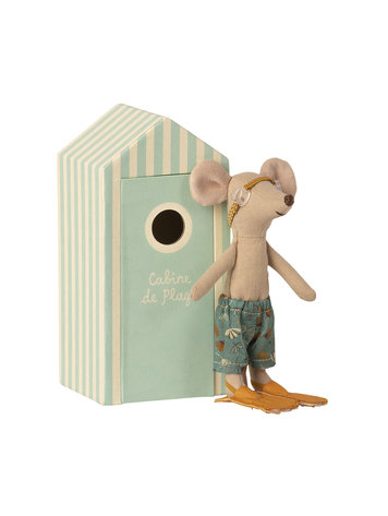 Maileg Maileg | Grote broer muis in strandhuisje