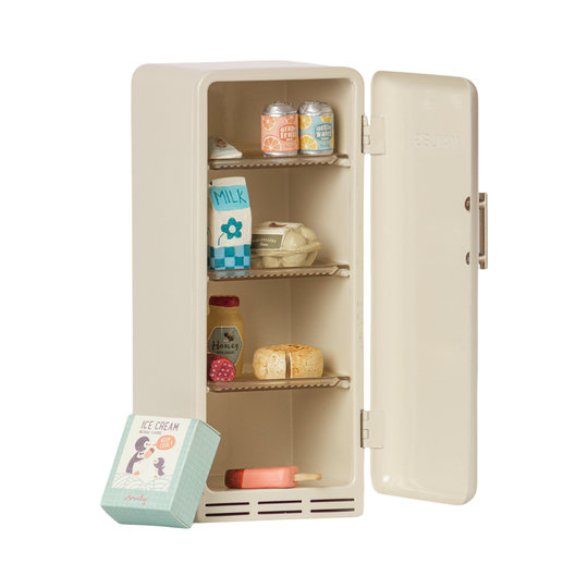 Maileg Maileg miniatuur koelkast off white