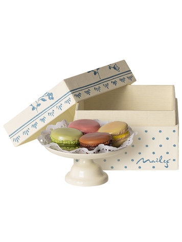 Maileg Maileg | Macarons op plateau