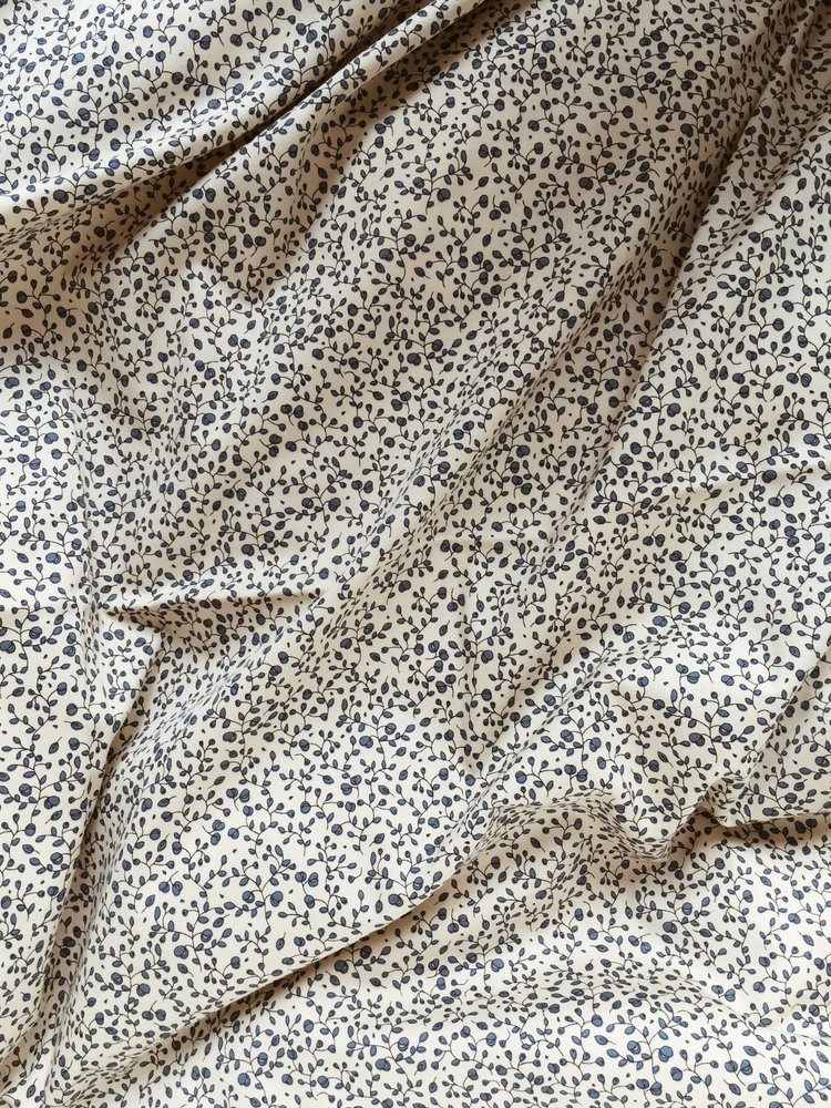 Konges Slojd Konges Slojd Duvet cover set blue blossom baby 100x70