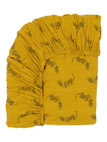 Rose in April Rose in April Fitted sheet tiger mustard junior 70x140