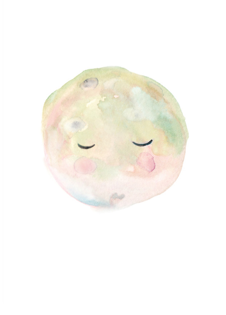 van Dijck Illustration Iris van Dijck 'La Luna'