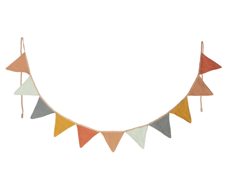 Maileg Maileg Garland, 11 flags, multi