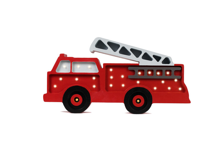 Little Lights Litlle Lights Lamp Bird mini Firetruck red