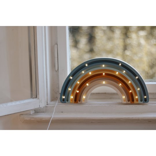 Little Lights Little Lights Lamp Regenboog mini denim blue