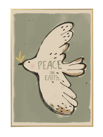 Studio Loco Studio Loco Peacebird poster 50x70