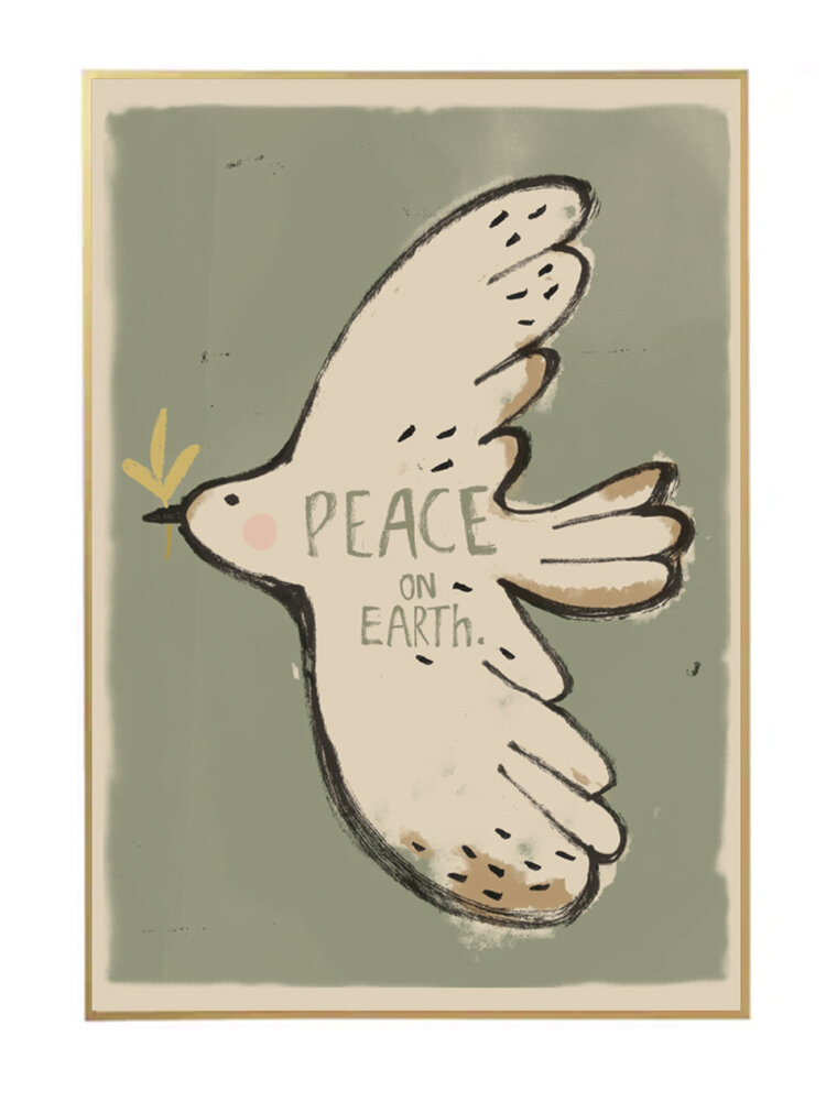 Studio Loco Studio Loco | Peacebird poster 50x70 cm