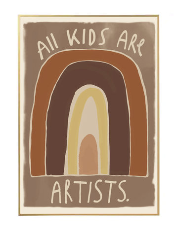 Studio Loco Studio Loco | Rainbow poster 50x70 cm