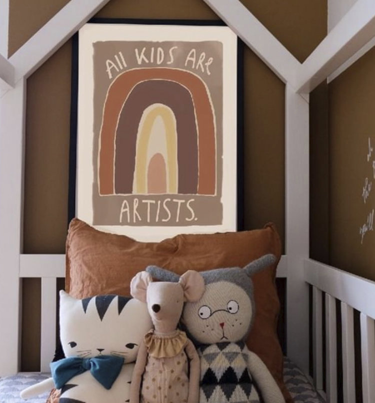 Studio Loco Studio Loco | Rainbow poster 50x70 cm