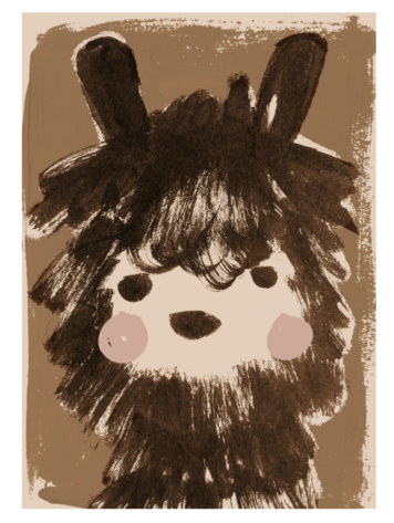 Studio Loco Studio Loco | Alpaca poster 50x70 cm