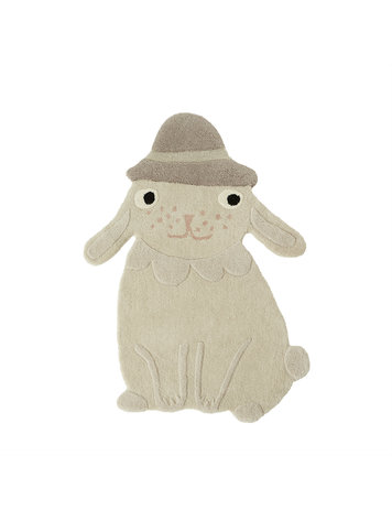 OYOY OYOY Mini Hopsi rabbit rug