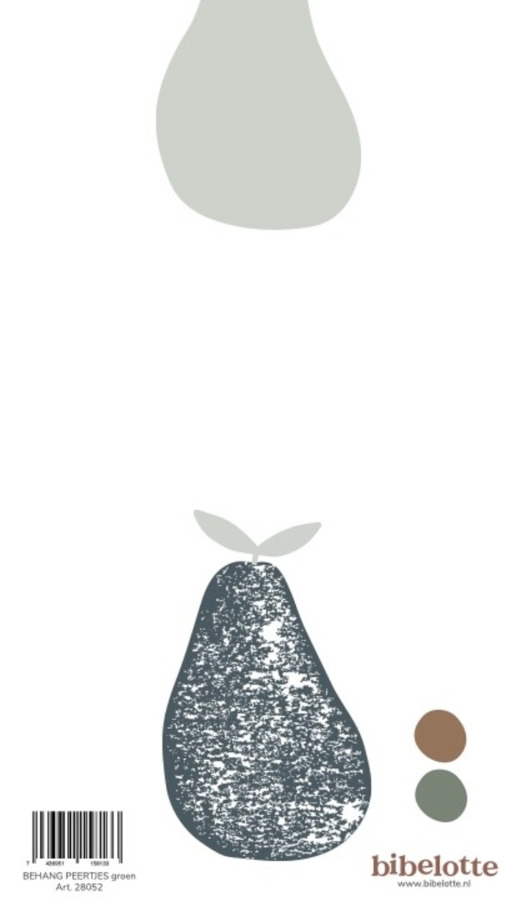 Bibelotte Bibelotte behang peertjes groen