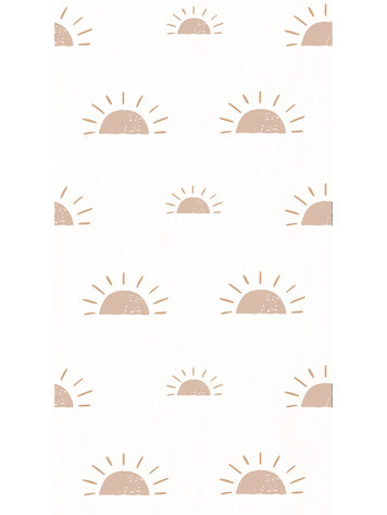 Bibelotte Bibelotte | Behang ochtendgloren roze