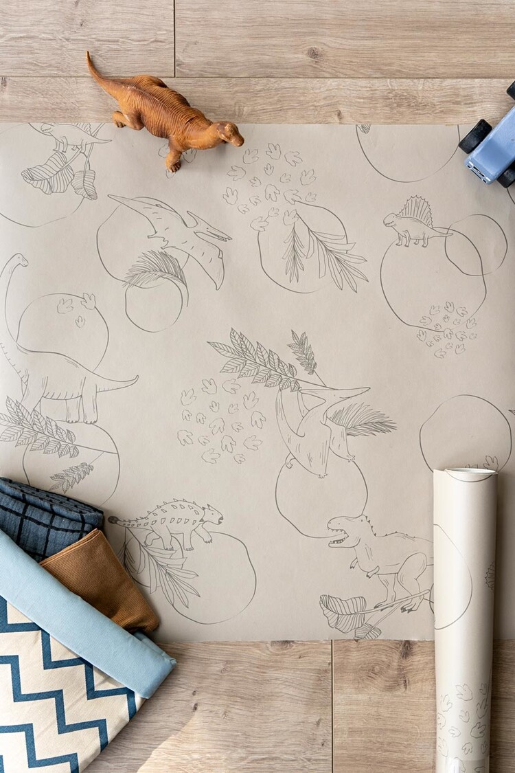 Little Amour Little Amour |Behang Dino planet zand