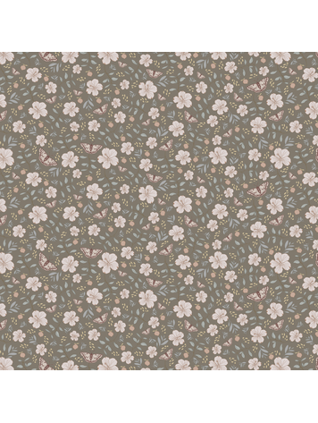 Little Amour Little Amour Behang Little flower garden brown/pink