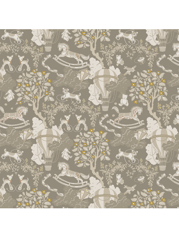 Little Amour Little Amour Behang Dreamy toys brown