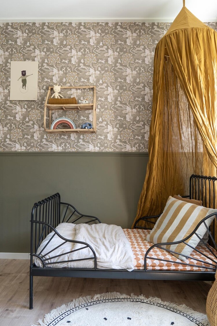 Little Amour Little Amour Behang Dreamy toys brown