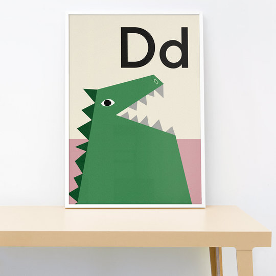 Lorna Freytag Dinosaurus poster kinderkamer